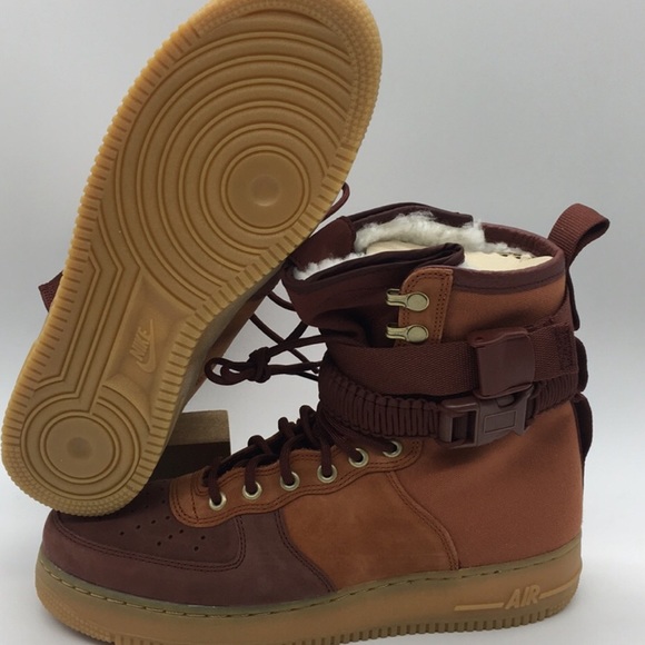 Nike SF AF1 PRM dark russet/pueblo brown - Picture 2 of 8